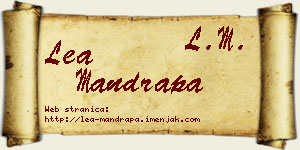 Lea Mandrapa vizit kartica